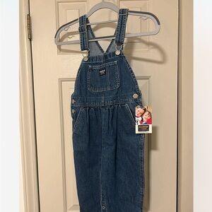 OshKosh B'gosh Toddler Denim Overalls 1990s vintage